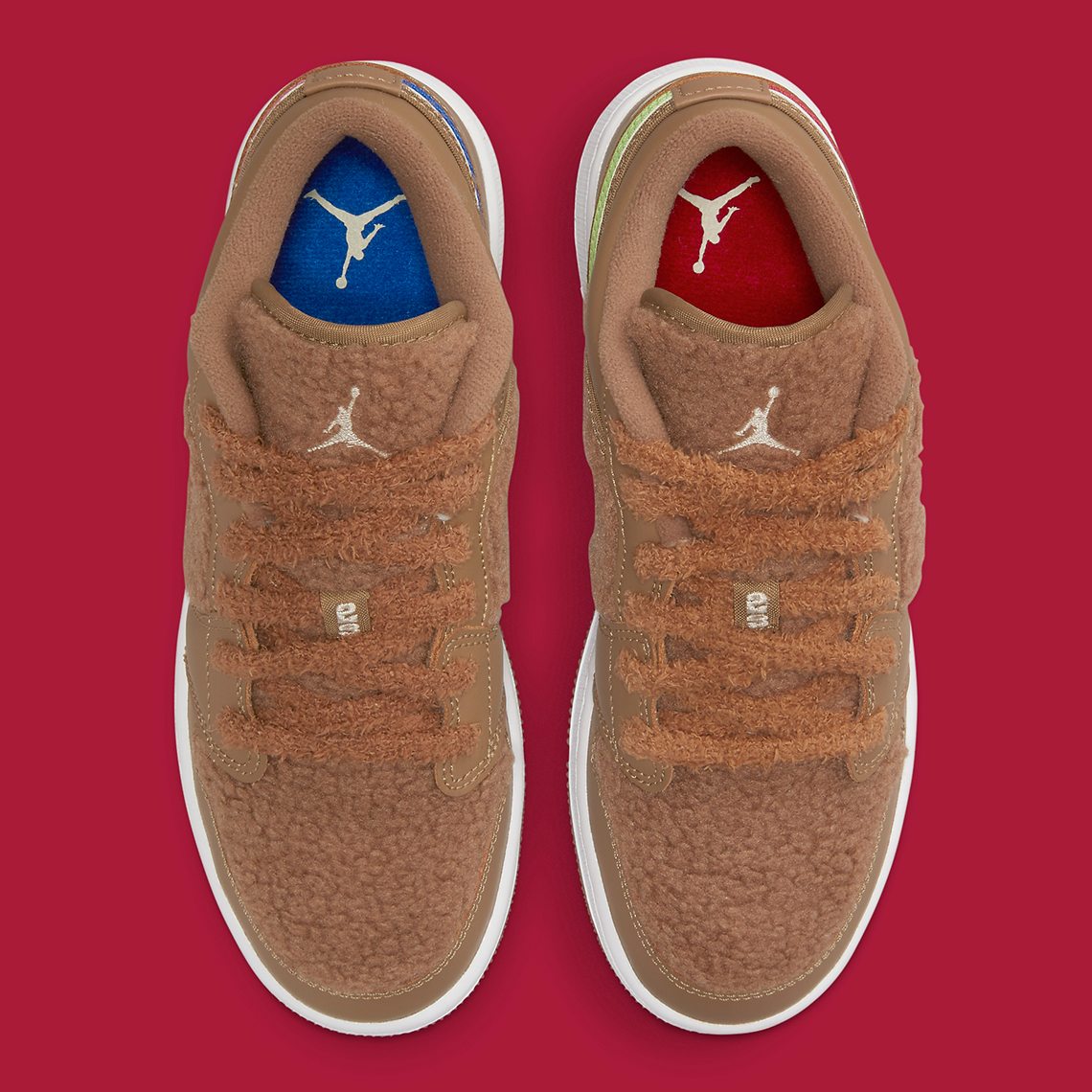 jordan 1 teddy bear low