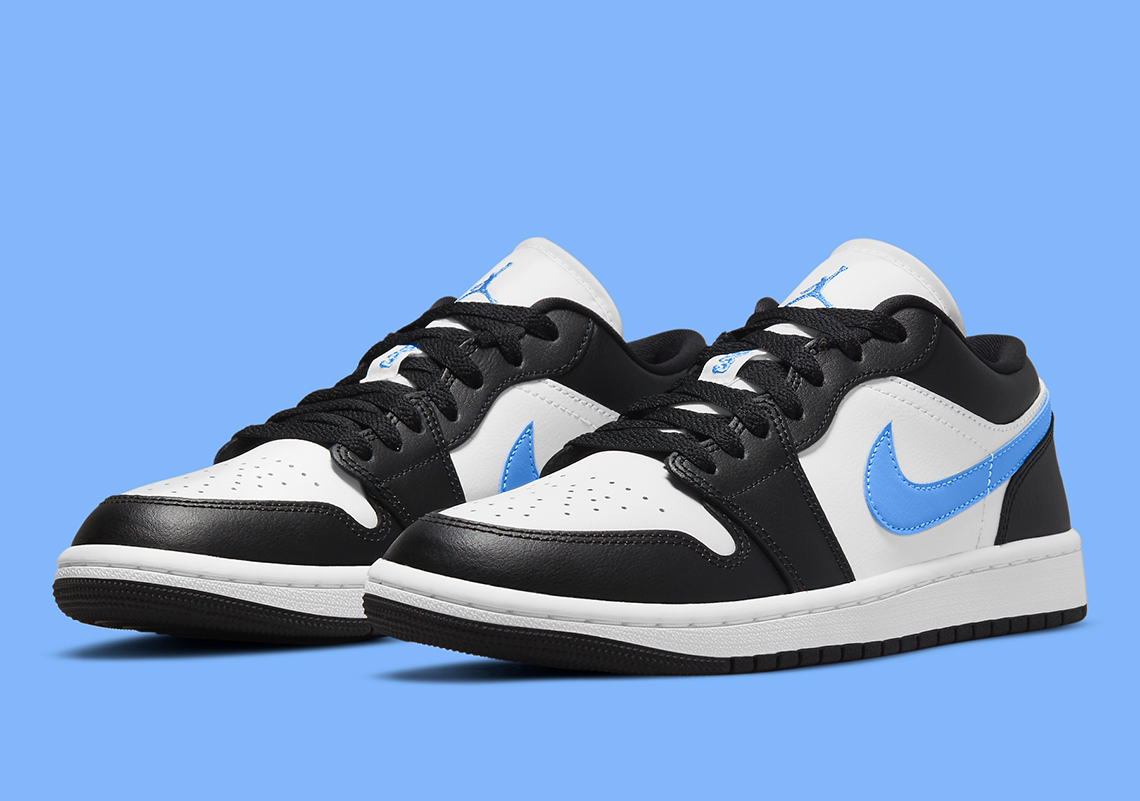 air jordan 1 low university blue black white