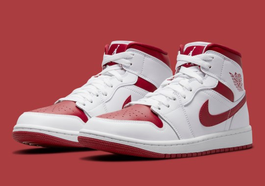 A “Reverse Chicago” Colorway Lands On The Air Jordan 1 Mid