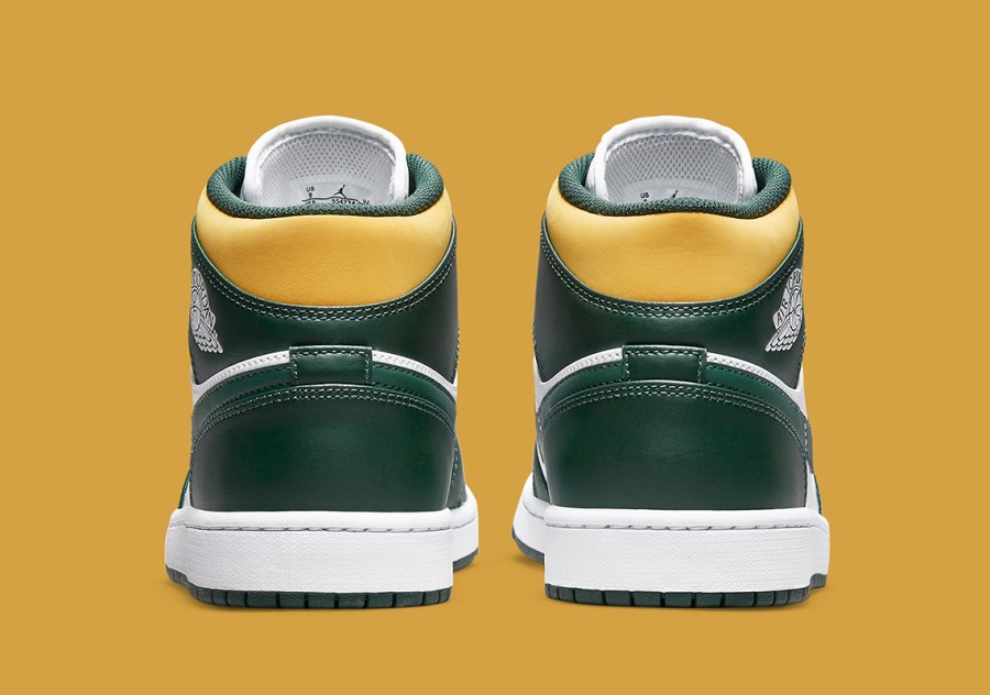 Air Jordan 1 Mid Green Yellow 554724-371 | SneakerNews.com