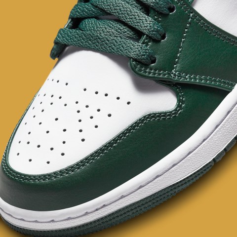 Air Jordan 1 Mid Green Yellow 554724-371 | SneakerNews.com