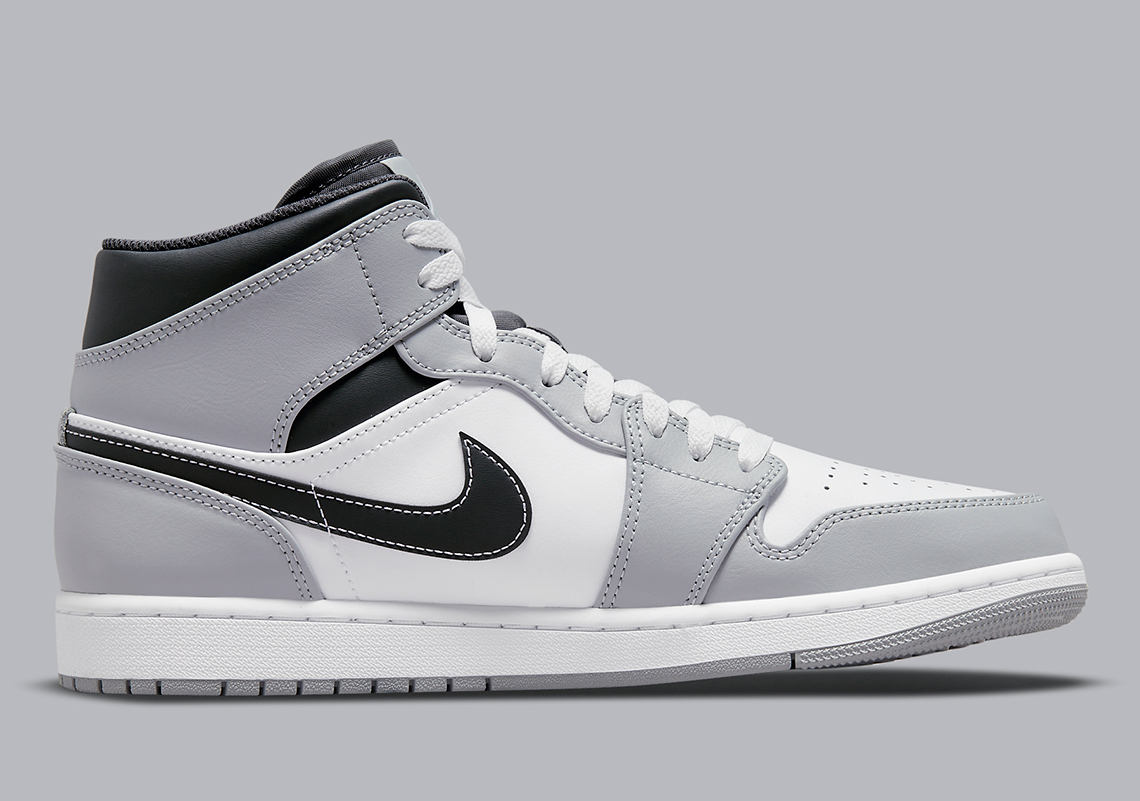 Air Jordan 1 Mid Light Smoke Grey 554724-078 | SneakerNews.com