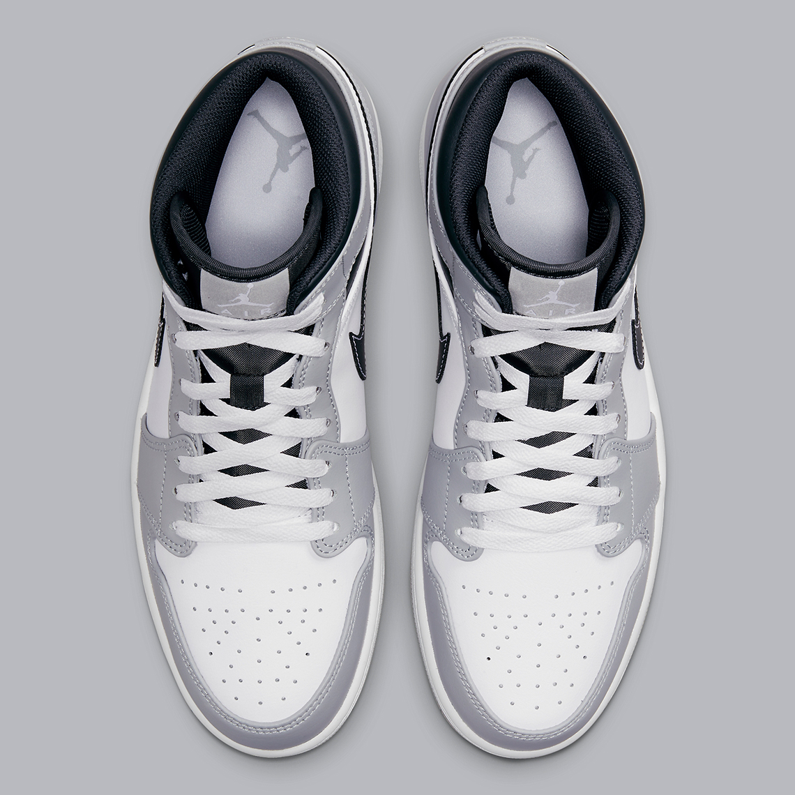 Air Jordan 1 Mid Light Smoke Grey 554724-078 | SneakerNews.com