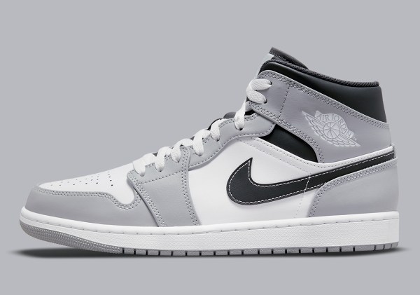 Air Jordan 1 Mid Light Smoke Grey 554724-078 | SneakerNews.com