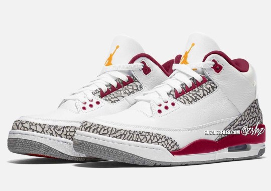 The Air Jordan 3 To Wave A Cardinals-Themed Flag Come January 2022