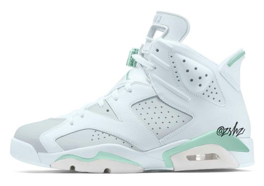 The Air Jordan 6 To Release In “Mint Foam” Come March 2022
