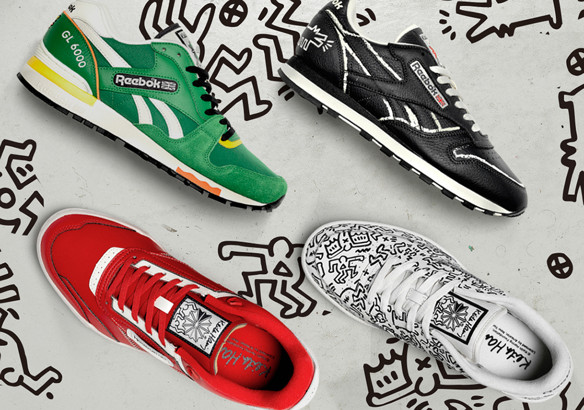 Reebok Celebrates Keith Haring’s Legacy With A Quartet Of Artwork-Dressed Releases