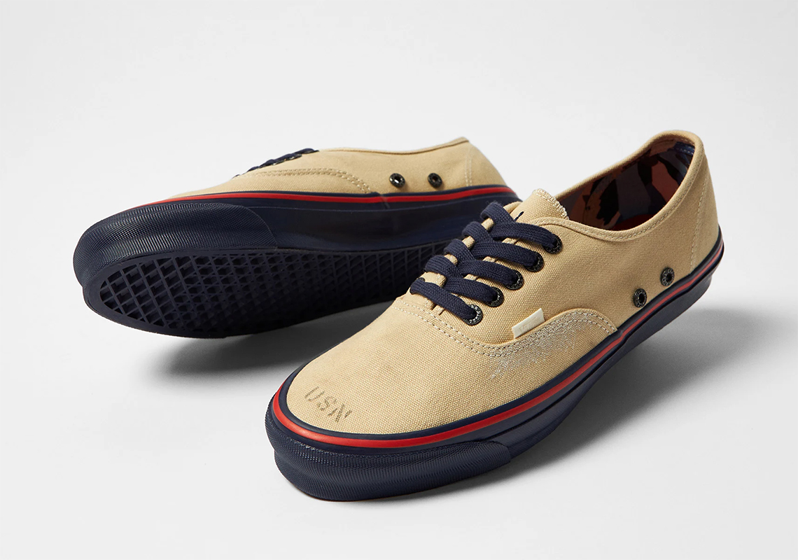 Nigel Cabourn Vans Vault Authentic Slip-On Style 24 | SneakerNews.com