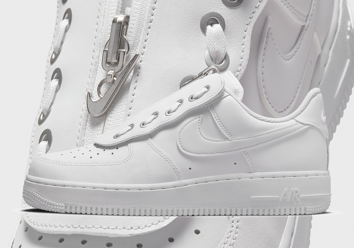 Nike Customizes The Air Force 1 With A Lace-In Zipper