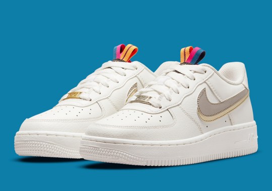 These Nike Air Force 1s Double Up On The Pull Tabs And Swooshes