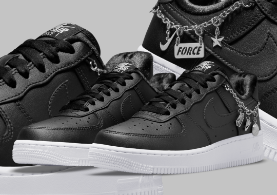 Nike Adds Another Charm Bracelet To The Air Force 1 Low In “Black”