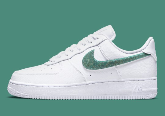 Glitter Swooshes Add Some Glitz This Nike Air Force 1 Low