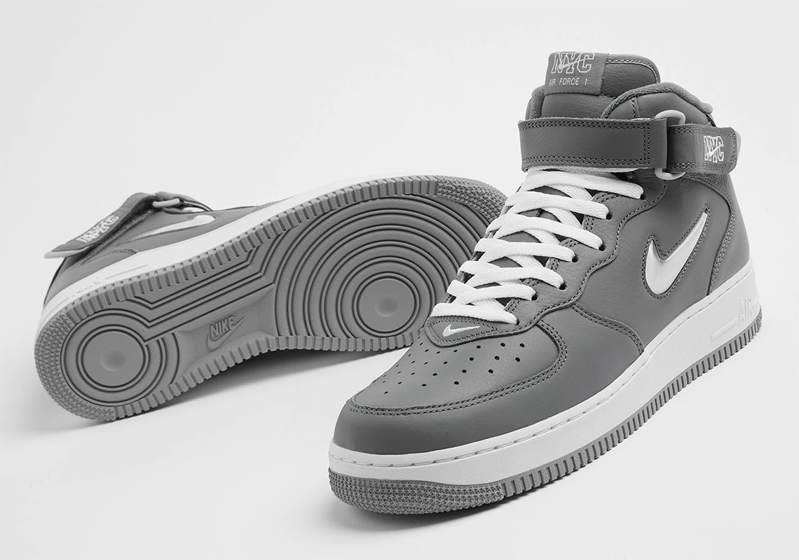 Nike Air Force 1 Mid Nyc Grey Dh5622 001 4
