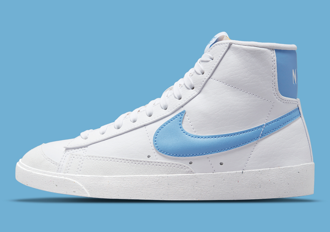 Nike's Next Nature Collection Expands With A "University Blue"-Accented Blazer Mid