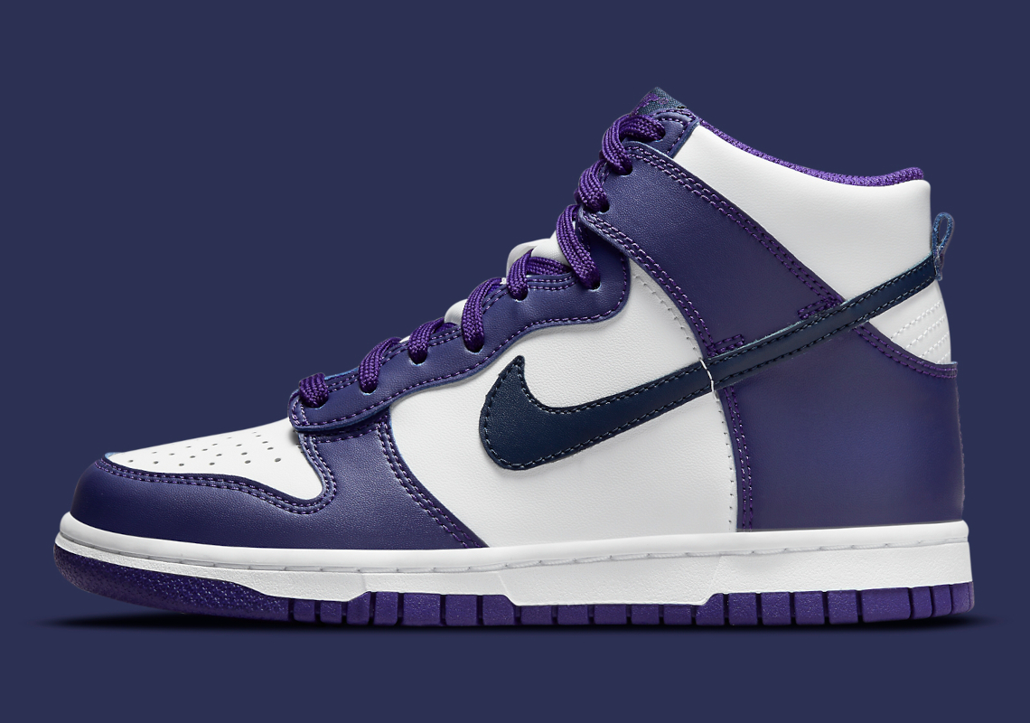 Nike Dunk High GS Navy Court Purple DH9751-100 | SneakerNews.com