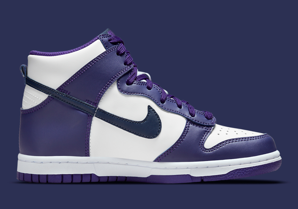 nike dunk court purple high