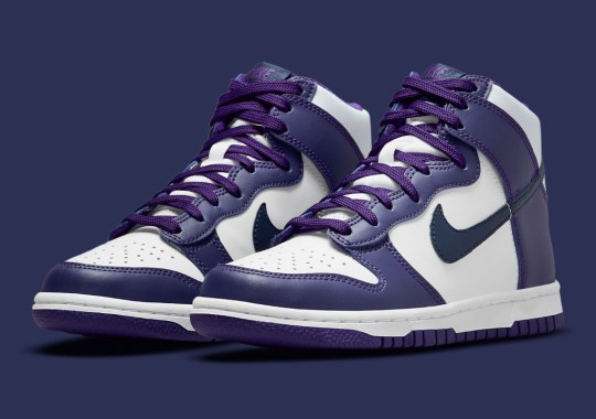 Navy And “Court Purple” Land On The Nike Dunk High
