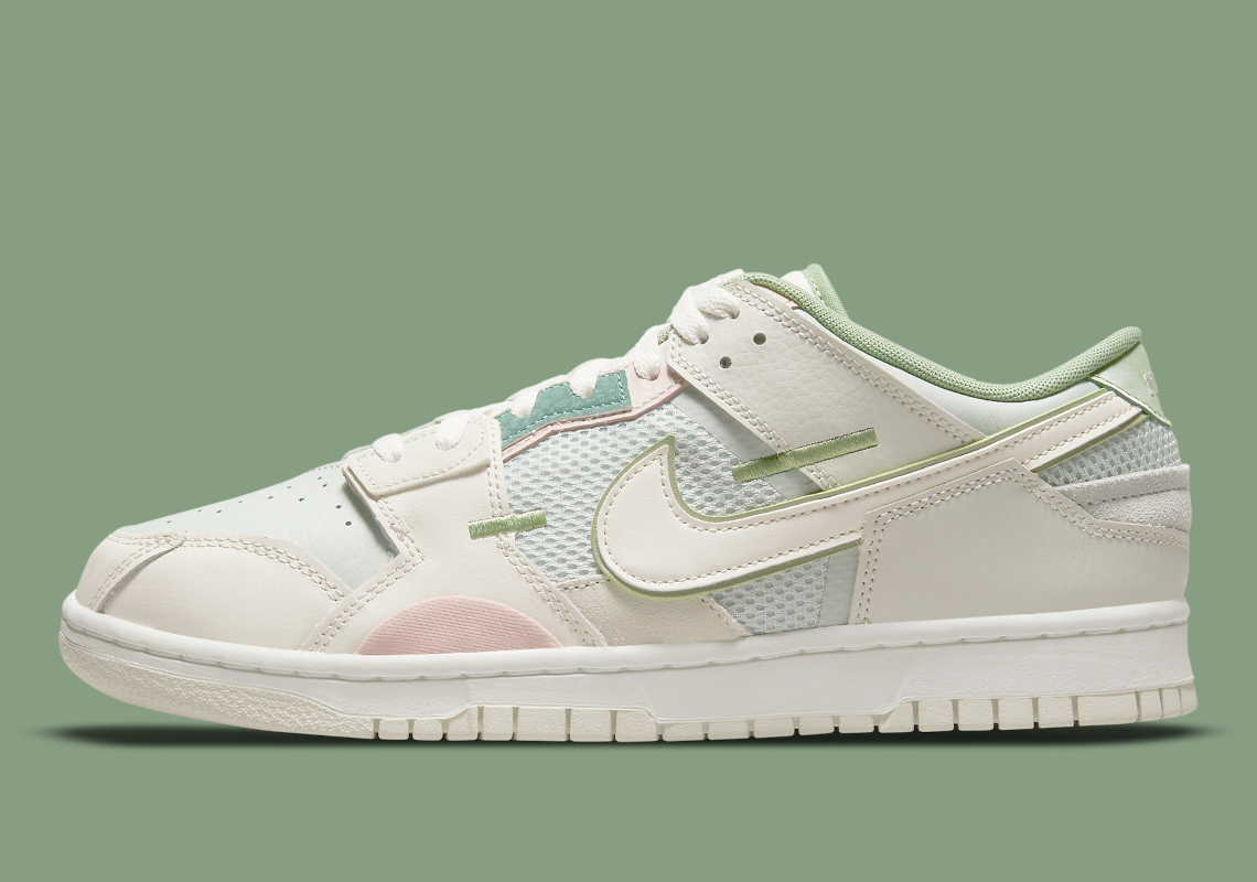 Nike Dunk Low Scrap Grey Haze Oil Green DM0802-001