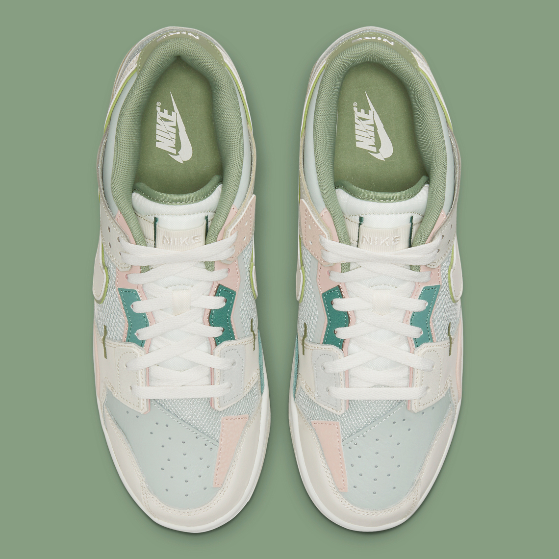 Nike Dunk Low Scrap Grey Haze Oil Green DM0802-001 | SneakerNews.com