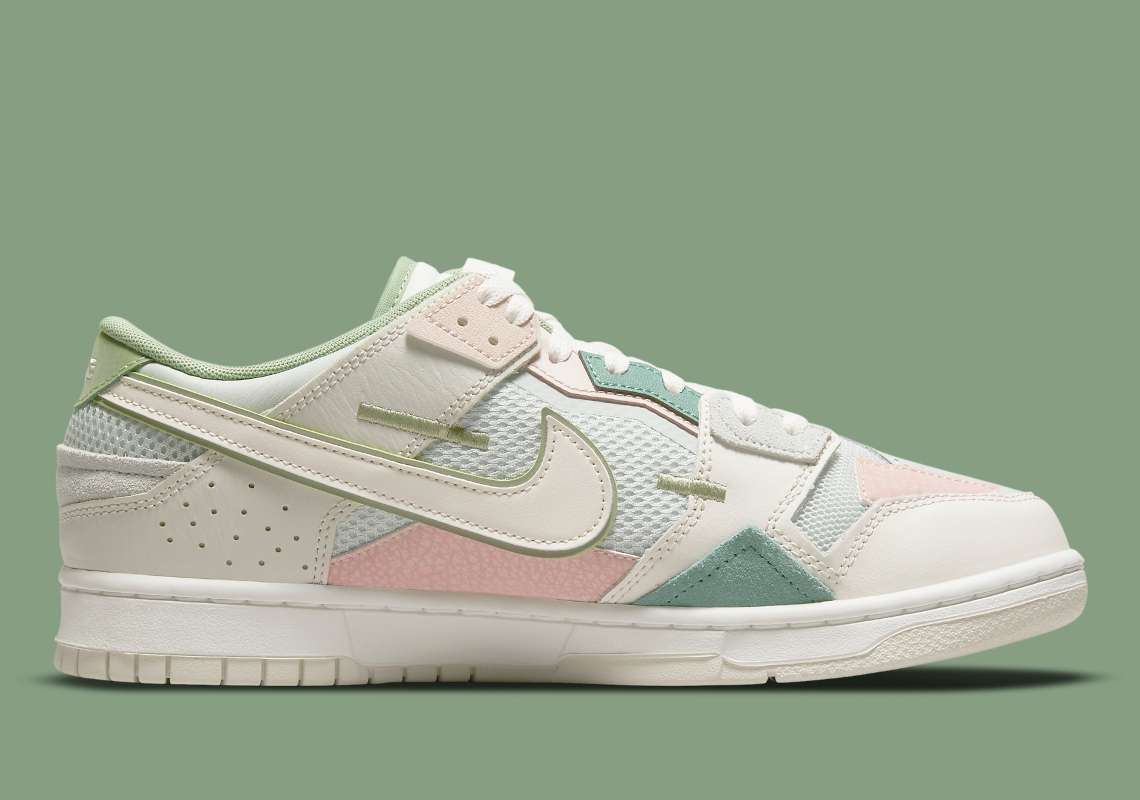 Nike Dunk Low Scrap Grey Haze Oil Green DM0802-001 | SneakerNews.com