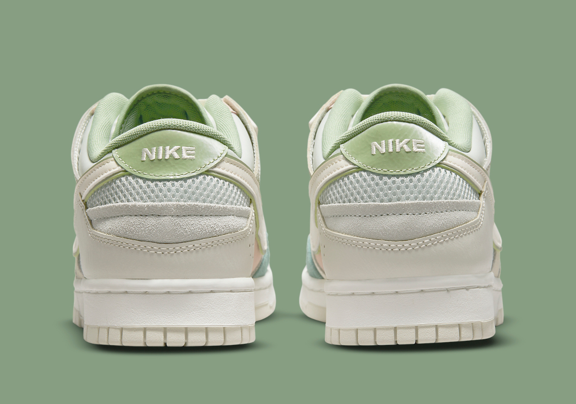 Nike Dunk Low Scrap Grey Haze Oil Green DM0802-001 | SneakerNews.com