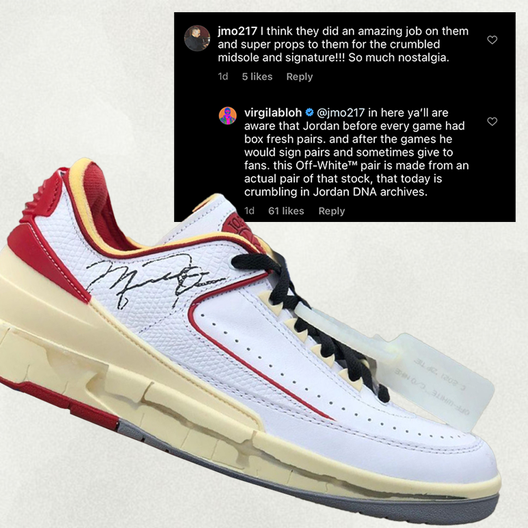 Virgil Abloh Responds To Criticisms On Off-White Air Jordan 2 |  SneakerNews.com