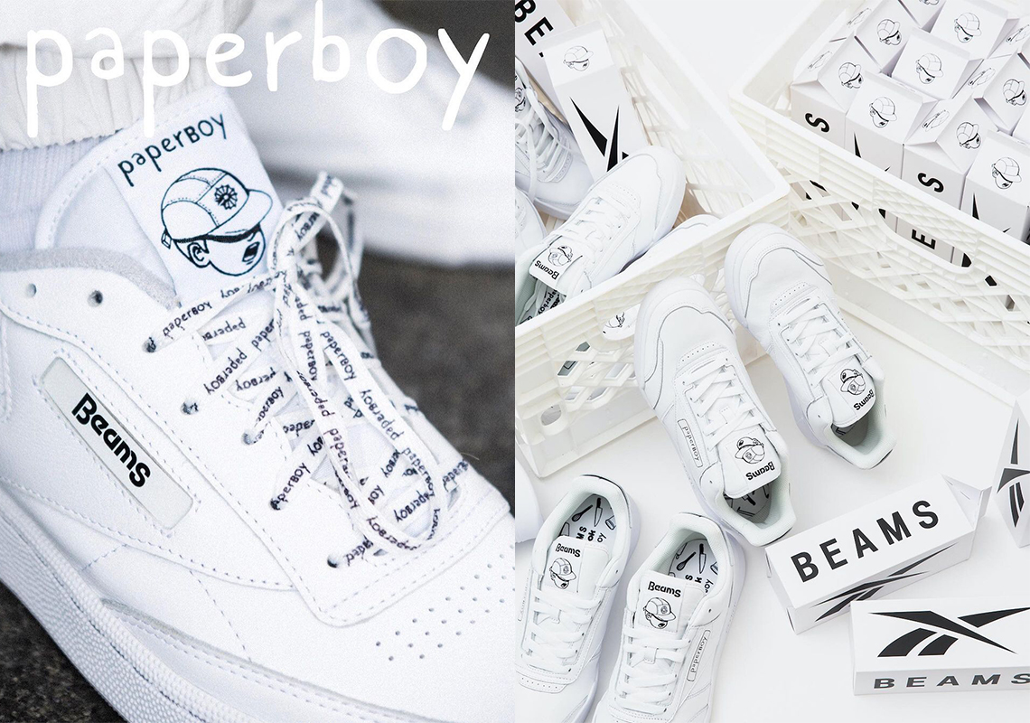 BEAMS Paperboy Reebok C 85 Club C Legacy Release Date | SneakerNews.com