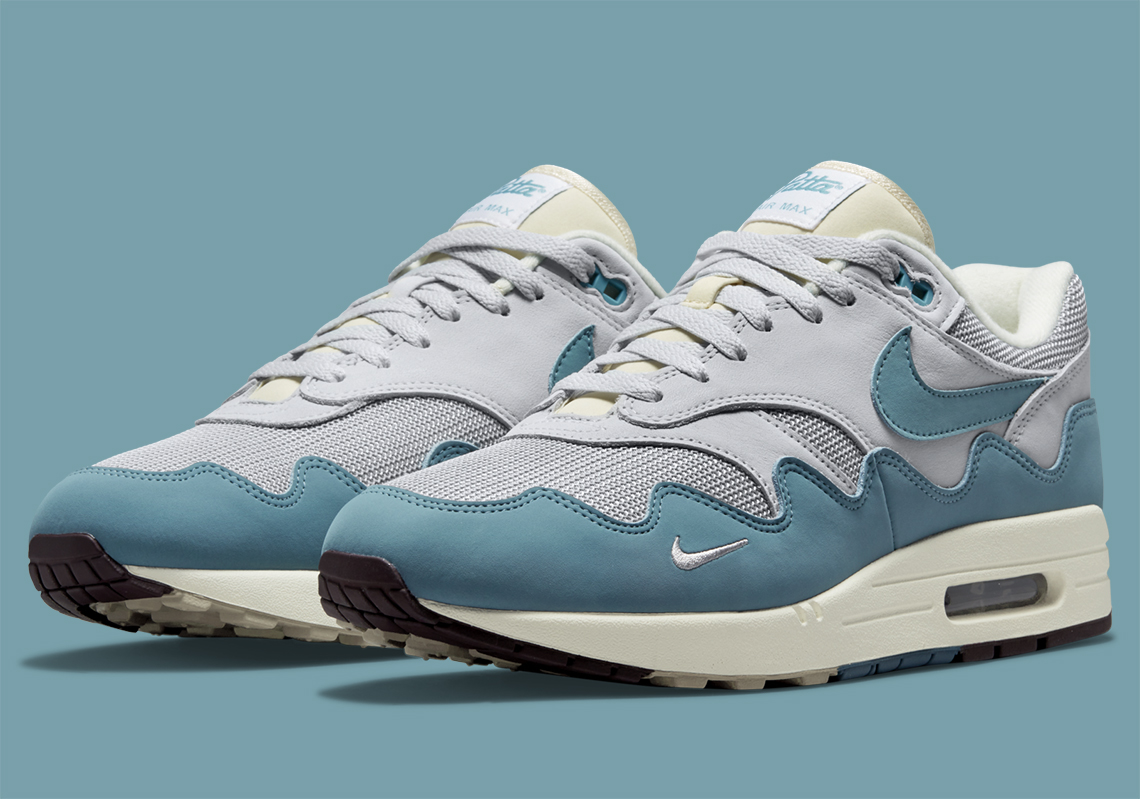 Official Images Of The Patta x Nike Air Max 1 "Noise Aqua"