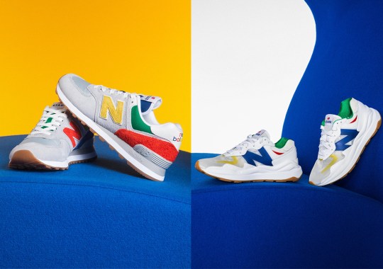 STAUD And New Balance Dress Up The 574 And 57/40 For "Classic Then, Classic Now" Collection