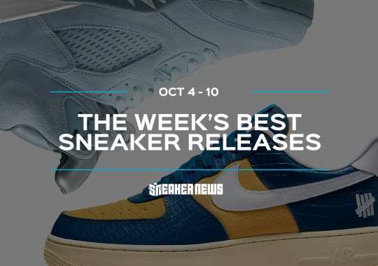UNDEFEATED, The NBA, And The AJ5 "Blue Bird" Carry This Week's Best Releases