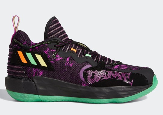 The adidas Dame 7 EXTPLY Gets In The Halloween Spirit With A Stingy Jack Inspired Colorway