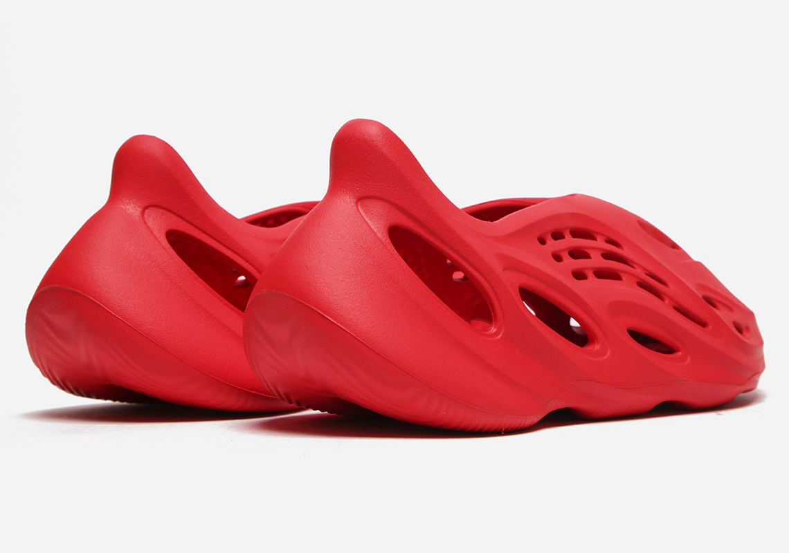adidas YEEZY vermilion yeezy Foam Runner Vermillion Red GW3355 | SneakerNews.com