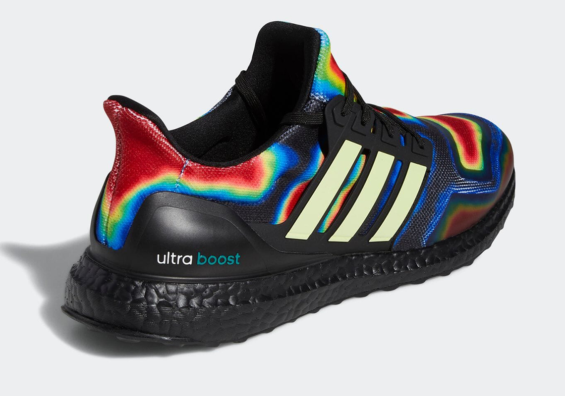 Adidas ultra boost rainbow heel sale