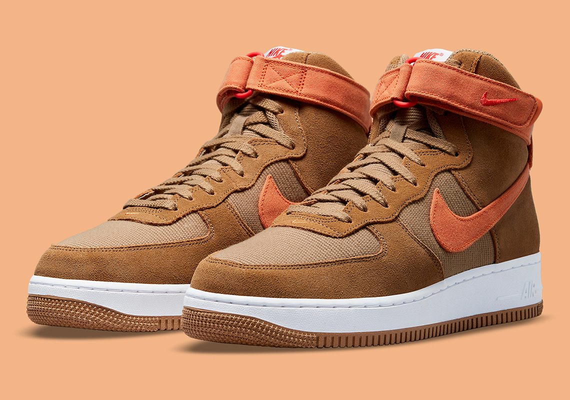 Nike Air Force 1 High Brown Suede 