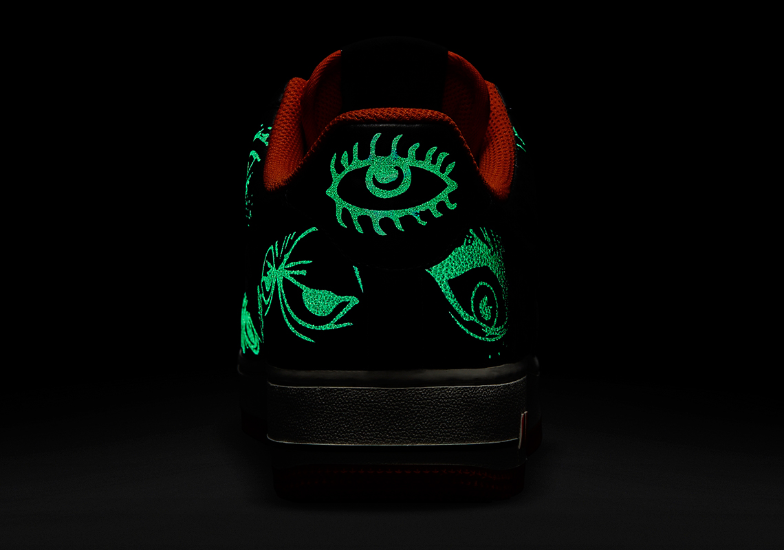 nike air force 1 halloween glow in the dark