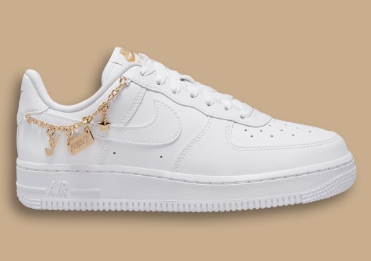 Nike Further Accessorizes The Air Force 1 With A Charm-Heavy Anklet