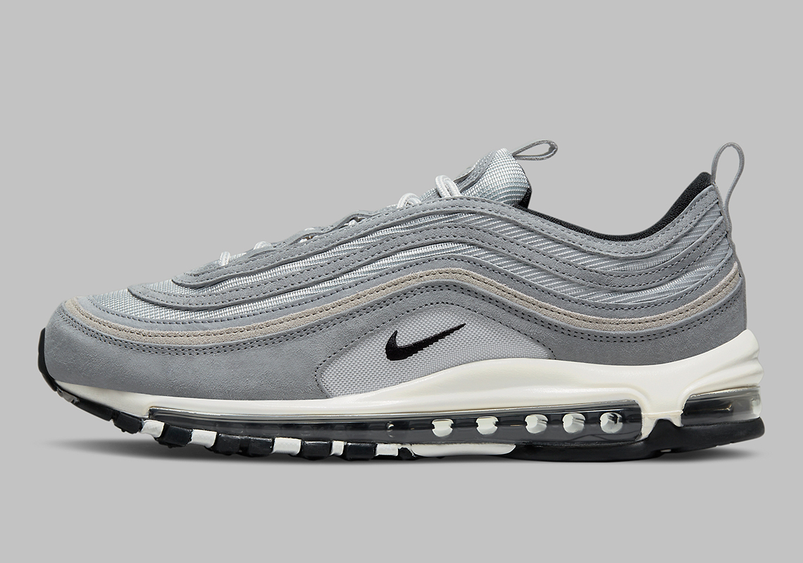 Womens Nike Air Max 97 Light Silver Smoke Grey Sail Trainers Grey / 5.5