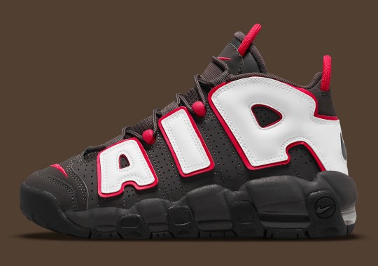 nike air more uptempo gs brown red DH9719 200 3