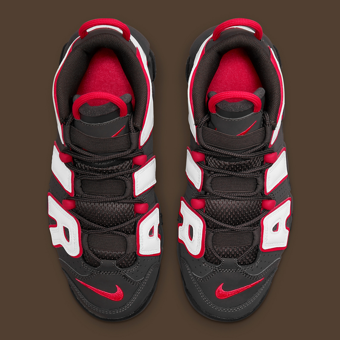 Nike Air More Uptempo Black/Red GS DH9719-200 6Y