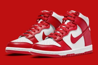 nike dunk high gs university red white DB2179 106 7