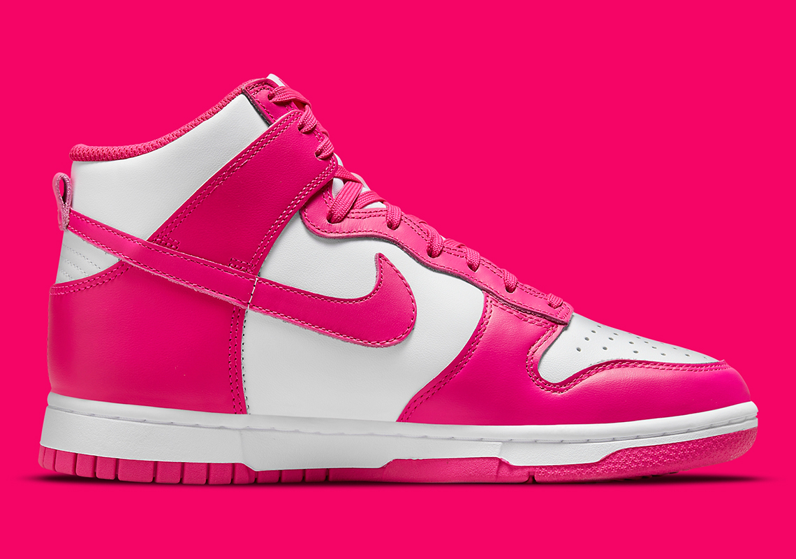 Nike Dunk High Pink Prime DD1869-110 Release | SneakerNews.com