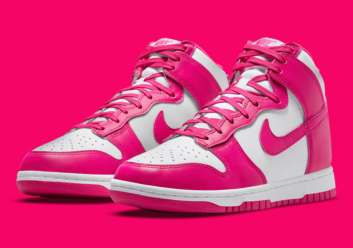 pink nike high tops