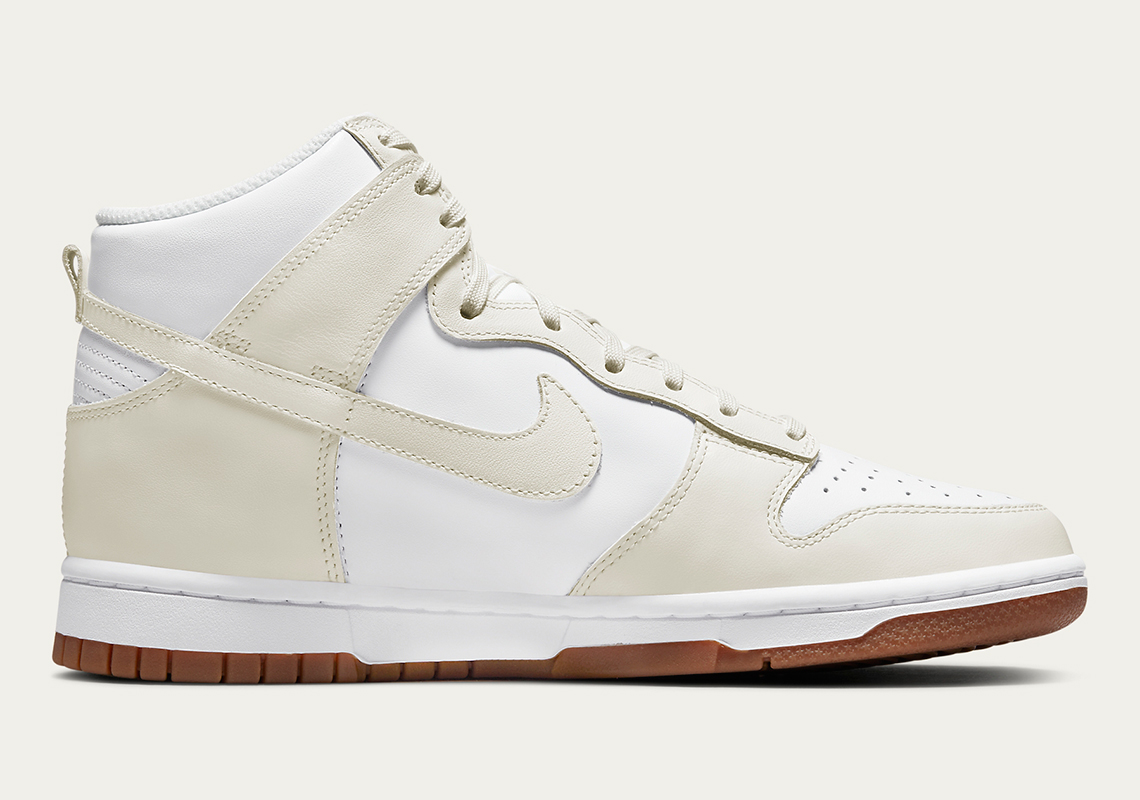 Nike Dunk High White Sail Gum Medium Brown DD1869-109