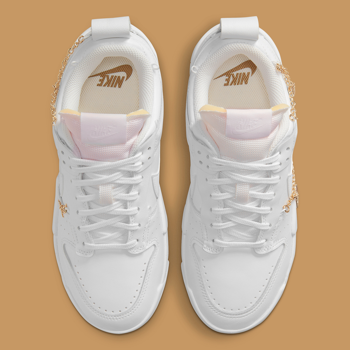 Nike Dunk Low Disrupt White Gold DO5219-111 | SneakerNews.com