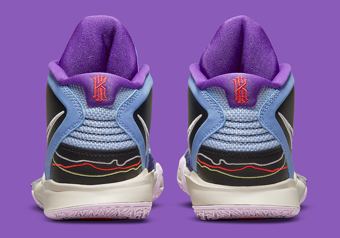 Nike Kyrie 8 Gs Blue Purple Multi Color 6