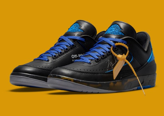 Official Images Of The Off-White x Air Jordan 2 Low In Black