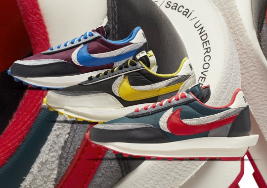 Official Images Of UNDERCOVER’s sacai x Nike LDWaffle Collaborations