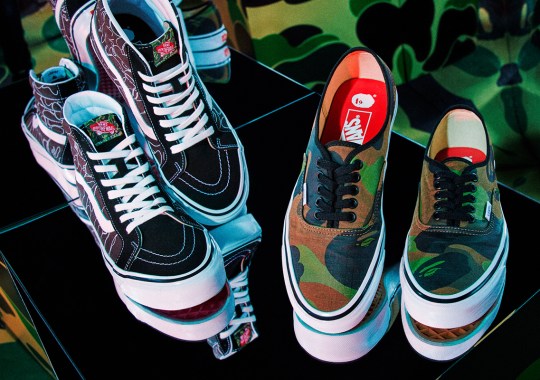 BAPE And Vans Embark On First Ever Head-To-Toe Collection