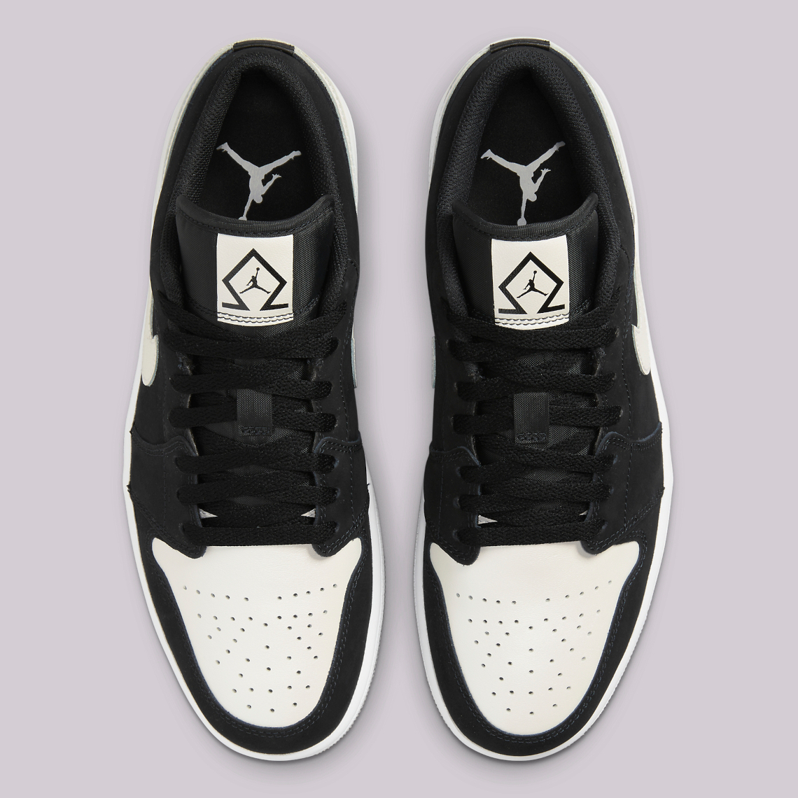 Air Jordan 1 Low Black White Diamond DH6931-001 | SneakerNews.com