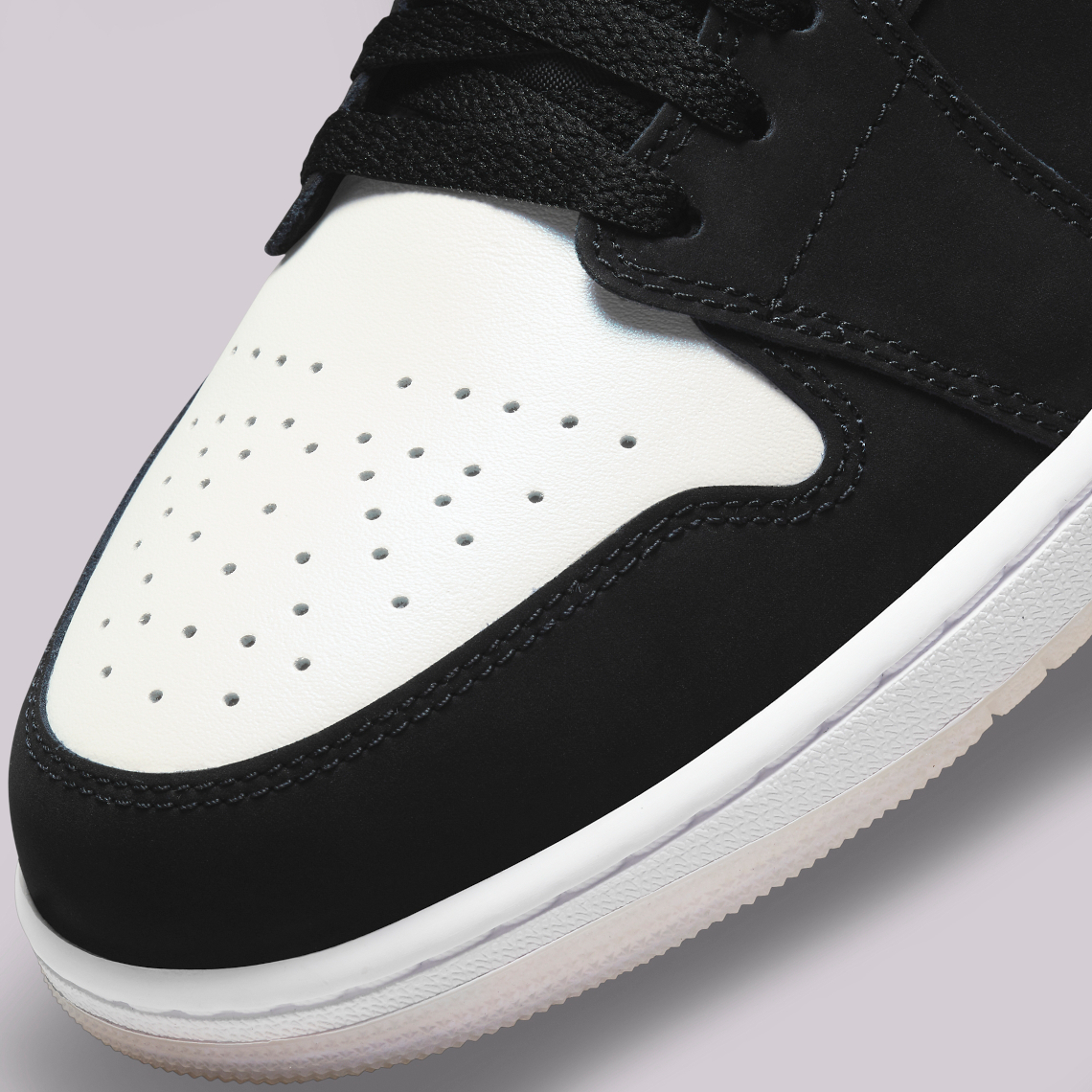 black and white suede jordan 1